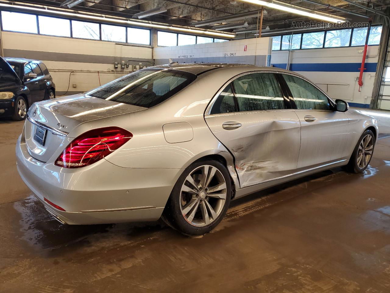 2015 Mercedes-benz S 550 4matic Silver vin: WDDUG8FB2FA084240