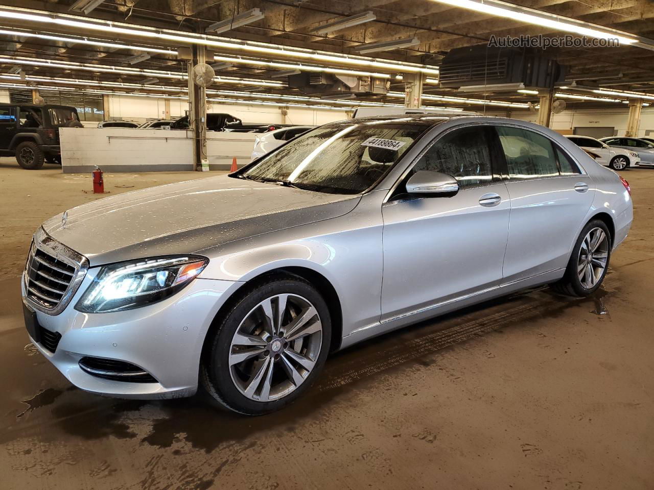 2015 Mercedes-benz S 550 4matic Silver vin: WDDUG8FB2FA084240