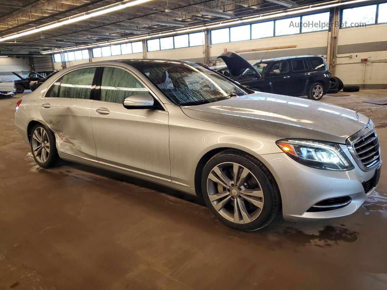 2015 Mercedes-benz S 550 4matic Silver vin: WDDUG8FB2FA084240