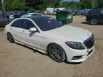 2015 Mercedes-benz S 550 4matic White vin: WDDUG8FB2FA160149