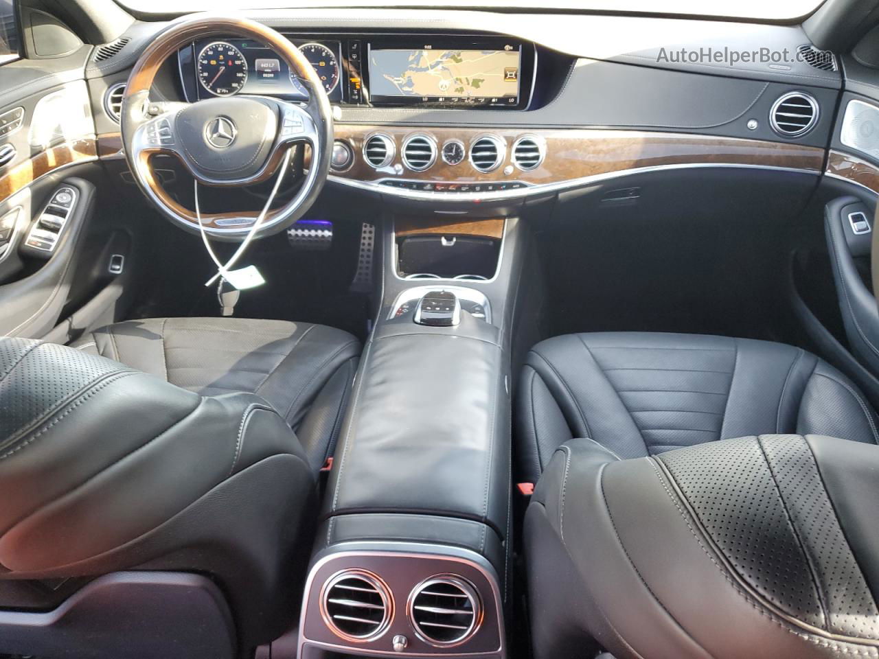 2015 Mercedes-benz S 550 4matic Серый vin: WDDUG8FB2FA191756