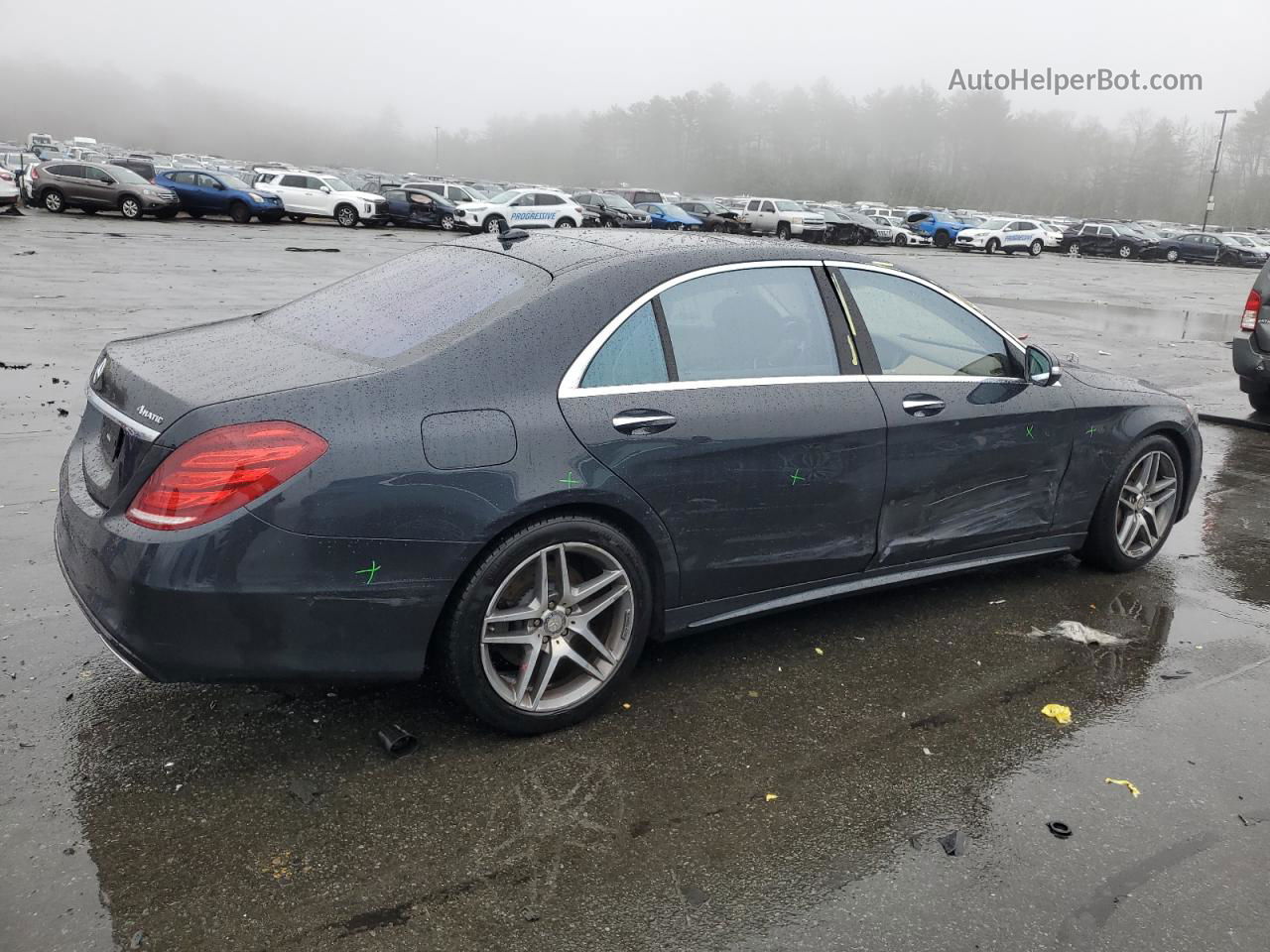 2015 Mercedes-benz S 550 4matic Blue vin: WDDUG8FB2FA194348