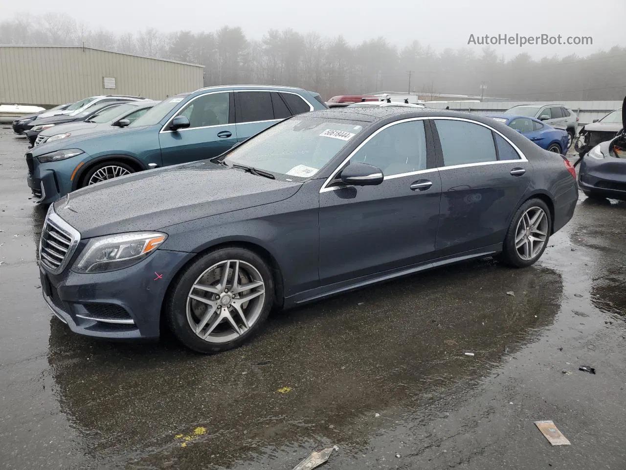 2015 Mercedes-benz S 550 4matic Blue vin: WDDUG8FB2FA194348