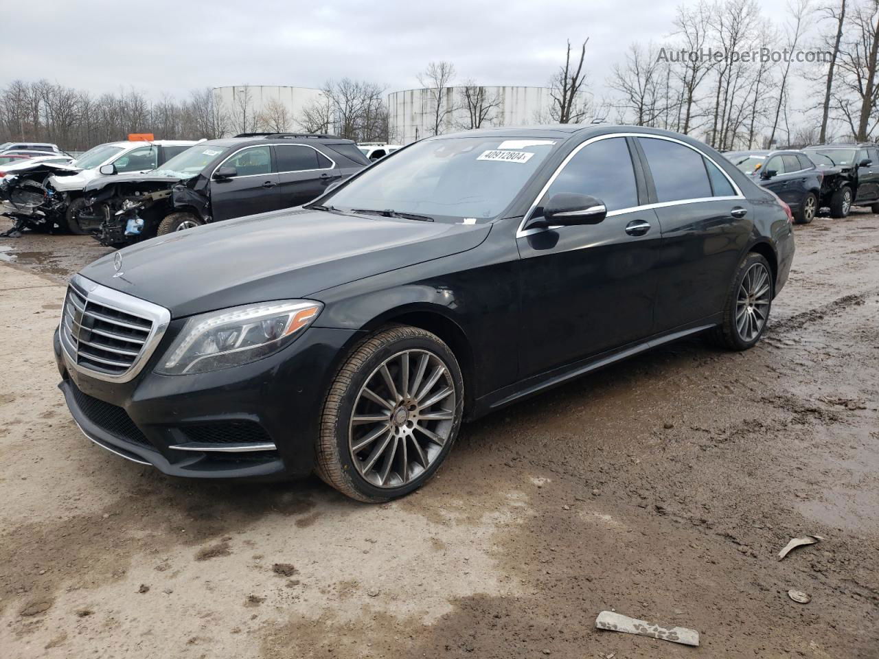 2015 Mercedes-benz S 550 4matic Black vin: WDDUG8FB3FA095523