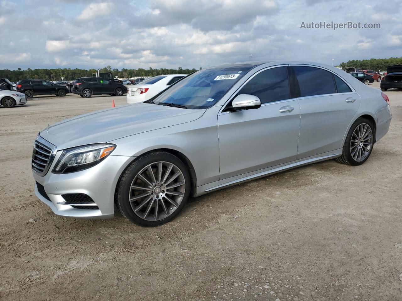 2015 Mercedes-benz S 550 4matic Silver vin: WDDUG8FB3FA106603