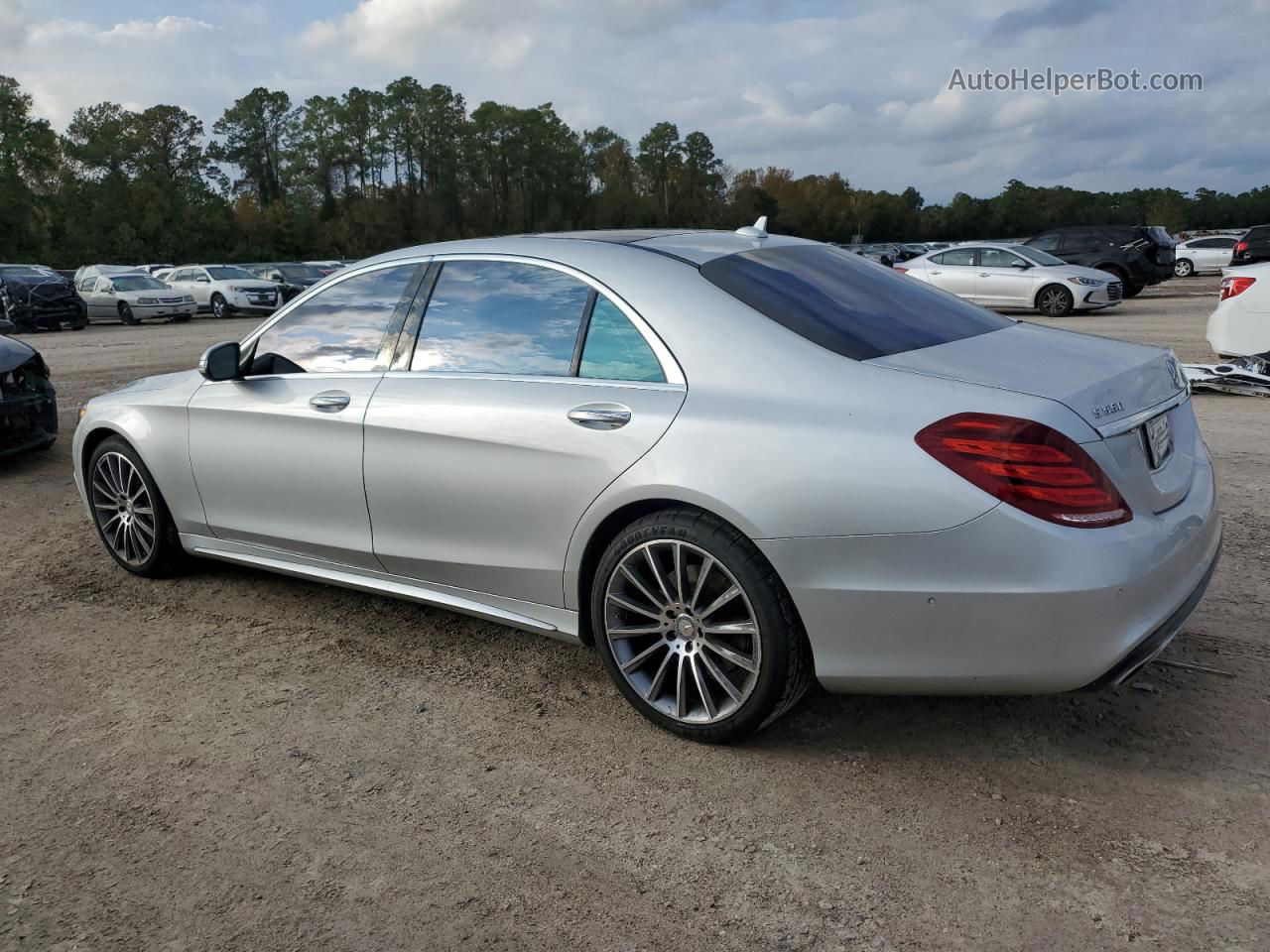 2015 Mercedes-benz S 550 4matic Серебряный vin: WDDUG8FB3FA106603