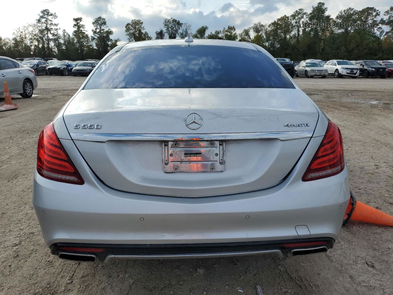 2015 Mercedes-benz S 550 4matic Silver vin: WDDUG8FB3FA106603