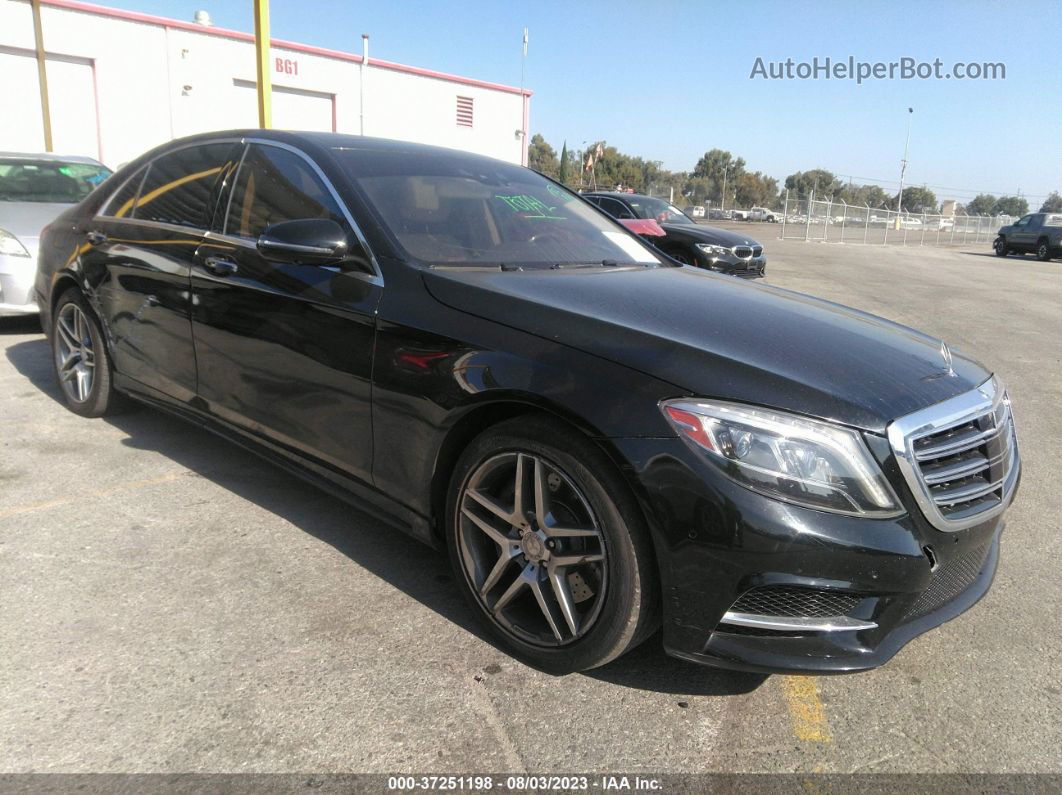 2015 Mercedes-benz S-class S 550 Black vin: WDDUG8FB3FA122090