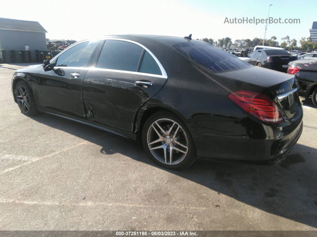 2015 Mercedes-benz S-class S 550 Black vin: WDDUG8FB3FA122090