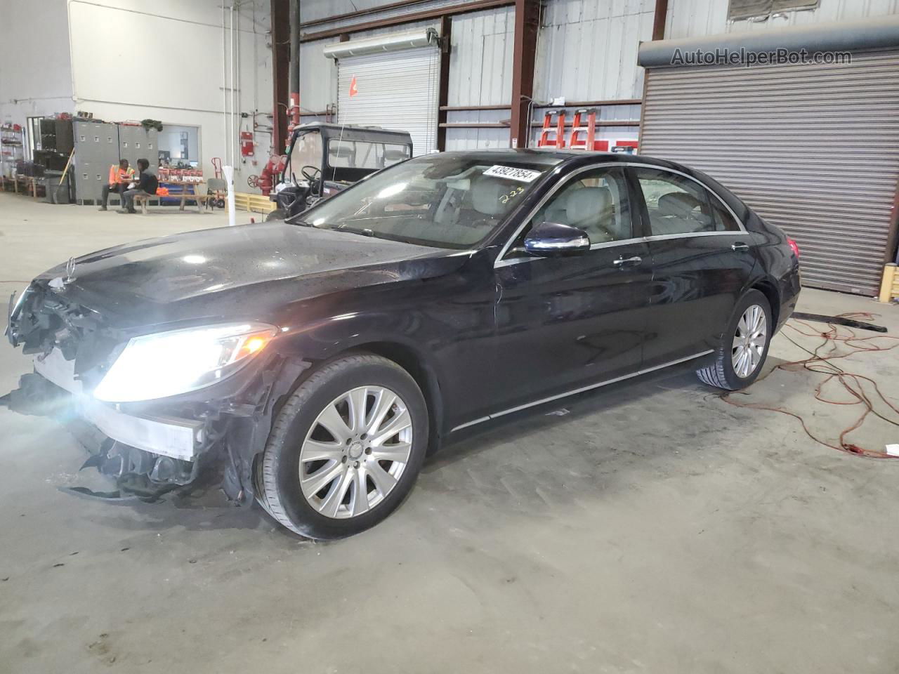 2015 Mercedes-benz S 550 4matic Черный vin: WDDUG8FB3FA135230