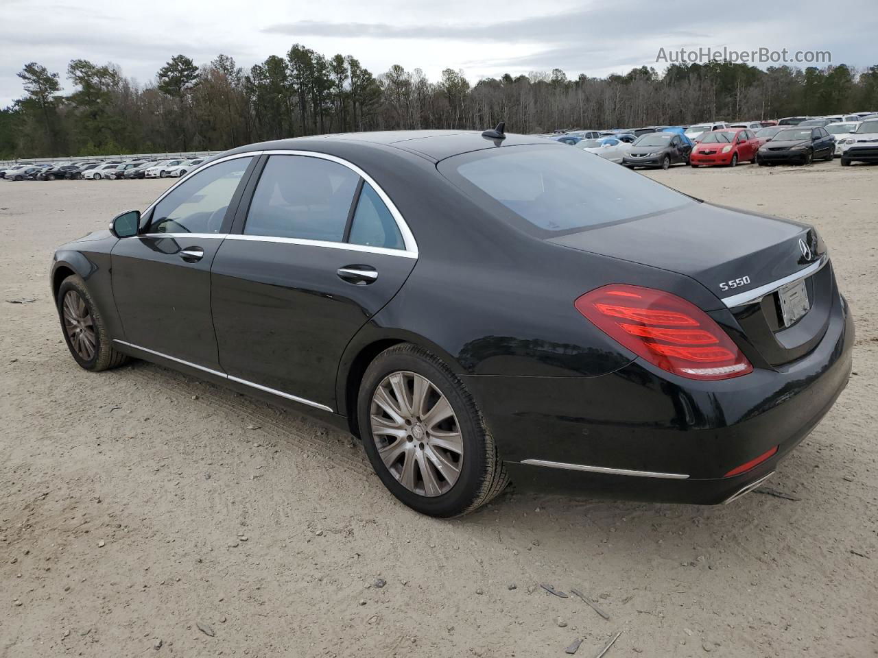 2015 Mercedes-benz S 550 4matic Черный vin: WDDUG8FB3FA145045