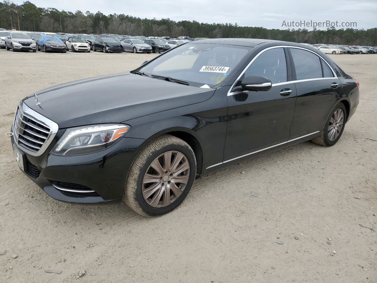 2015 Mercedes-benz S 550 4matic Black vin: WDDUG8FB3FA145045