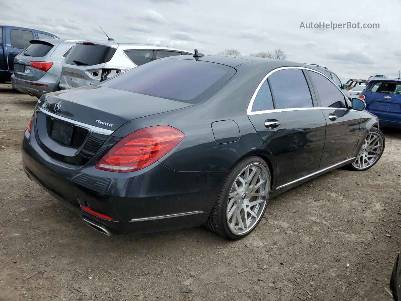 2015 Mercedes-benz S 550 4matic Black vin: WDDUG8FB3FA157650