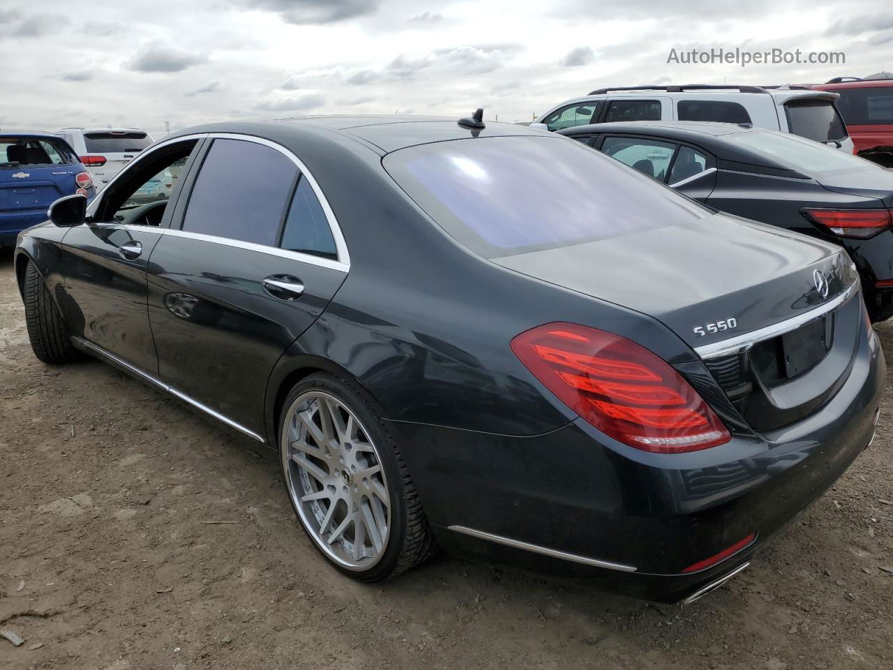 2015 Mercedes-benz S 550 4matic Black vin: WDDUG8FB3FA157650