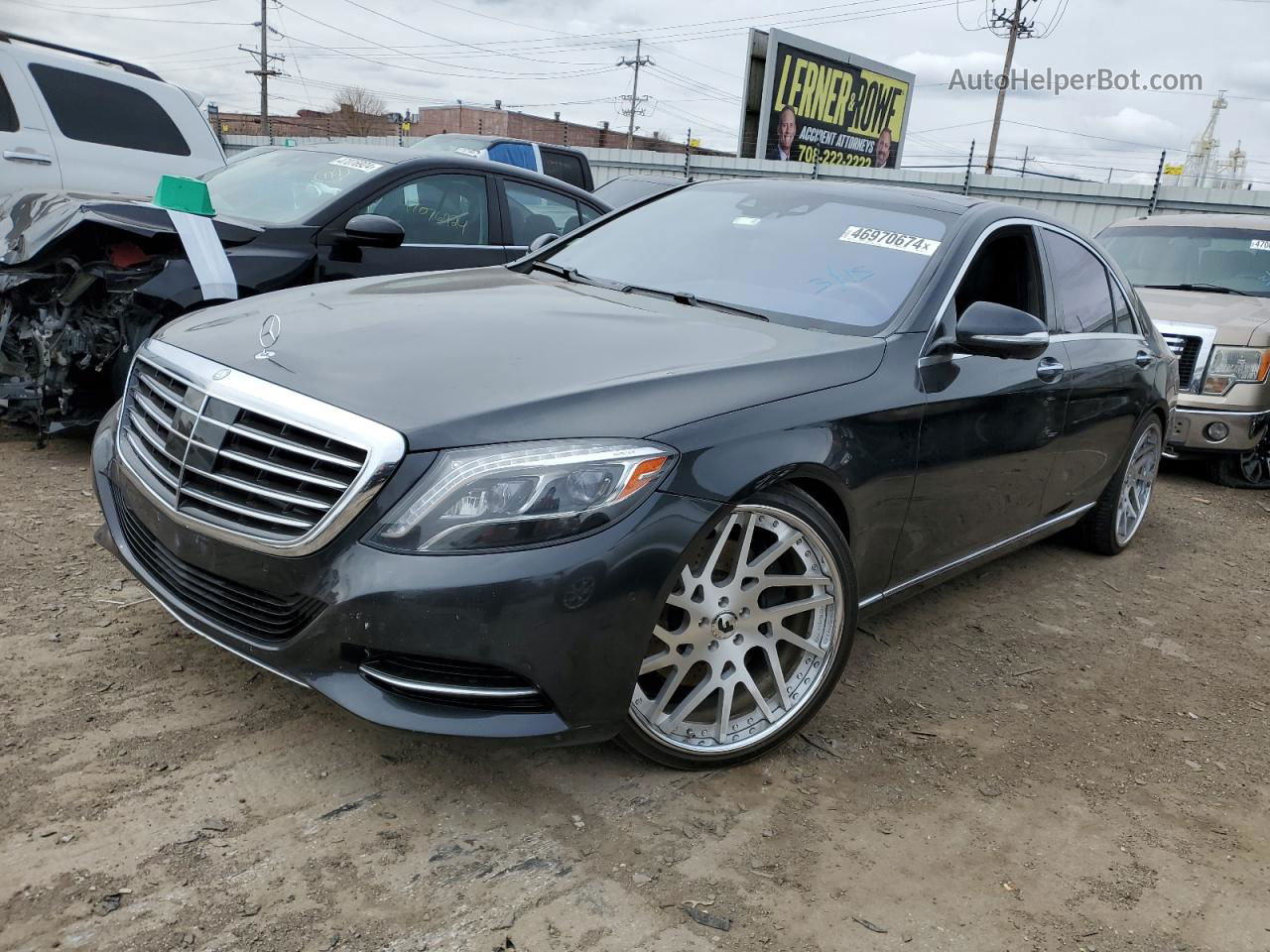 2015 Mercedes-benz S 550 4matic Black vin: WDDUG8FB3FA157650