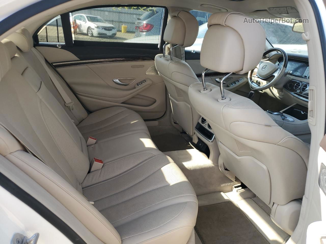 2015 Mercedes-benz S 550 4matic White vin: WDDUG8FB3FA170494