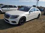 2015 Mercedes-benz S 550 4matic Белый vin: WDDUG8FB3FA170494