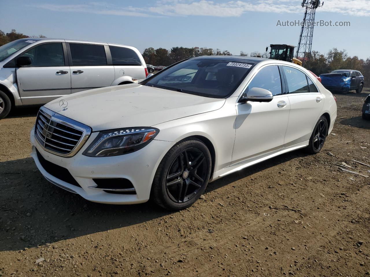 2015 Mercedes-benz S 550 4matic White vin: WDDUG8FB3FA170494