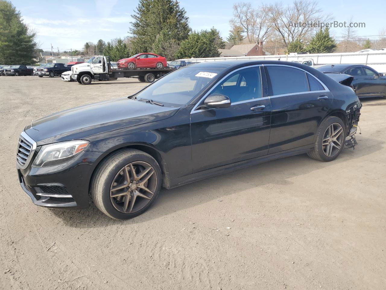 2015 Mercedes-benz S 550 4matic Black vin: WDDUG8FB3FA176554