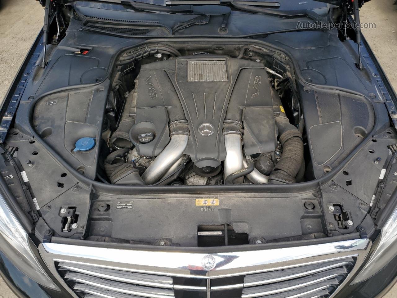 2015 Mercedes-benz S 550 4matic Черный vin: WDDUG8FB3FA176554
