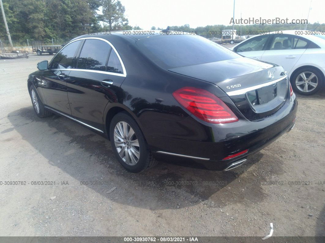 2015 Mercedes-benz S 550 4matic Черный vin: WDDUG8FB3FA179650