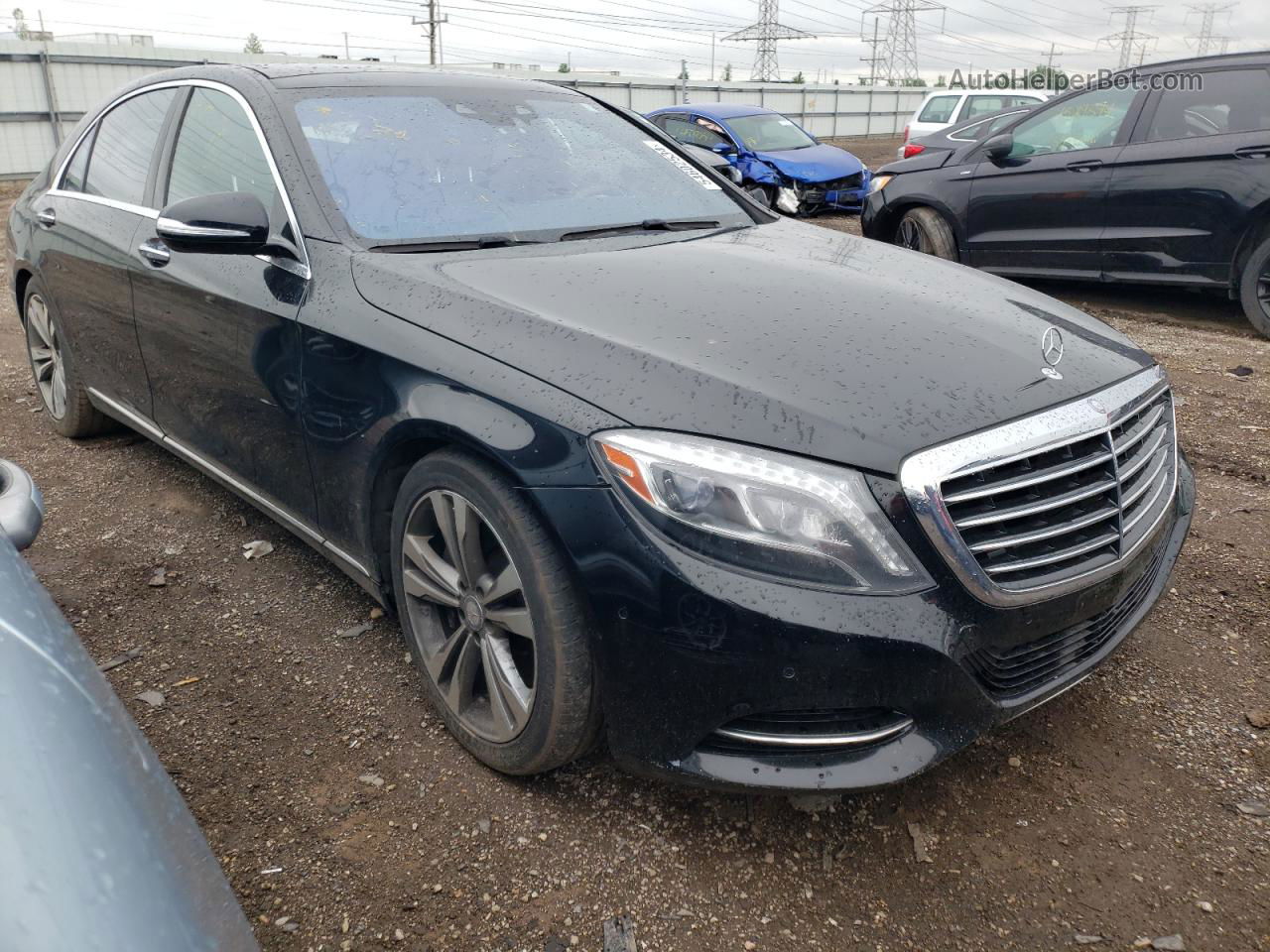 2015 Mercedes-benz S 550 4matic Black vin: WDDUG8FB4FA069464