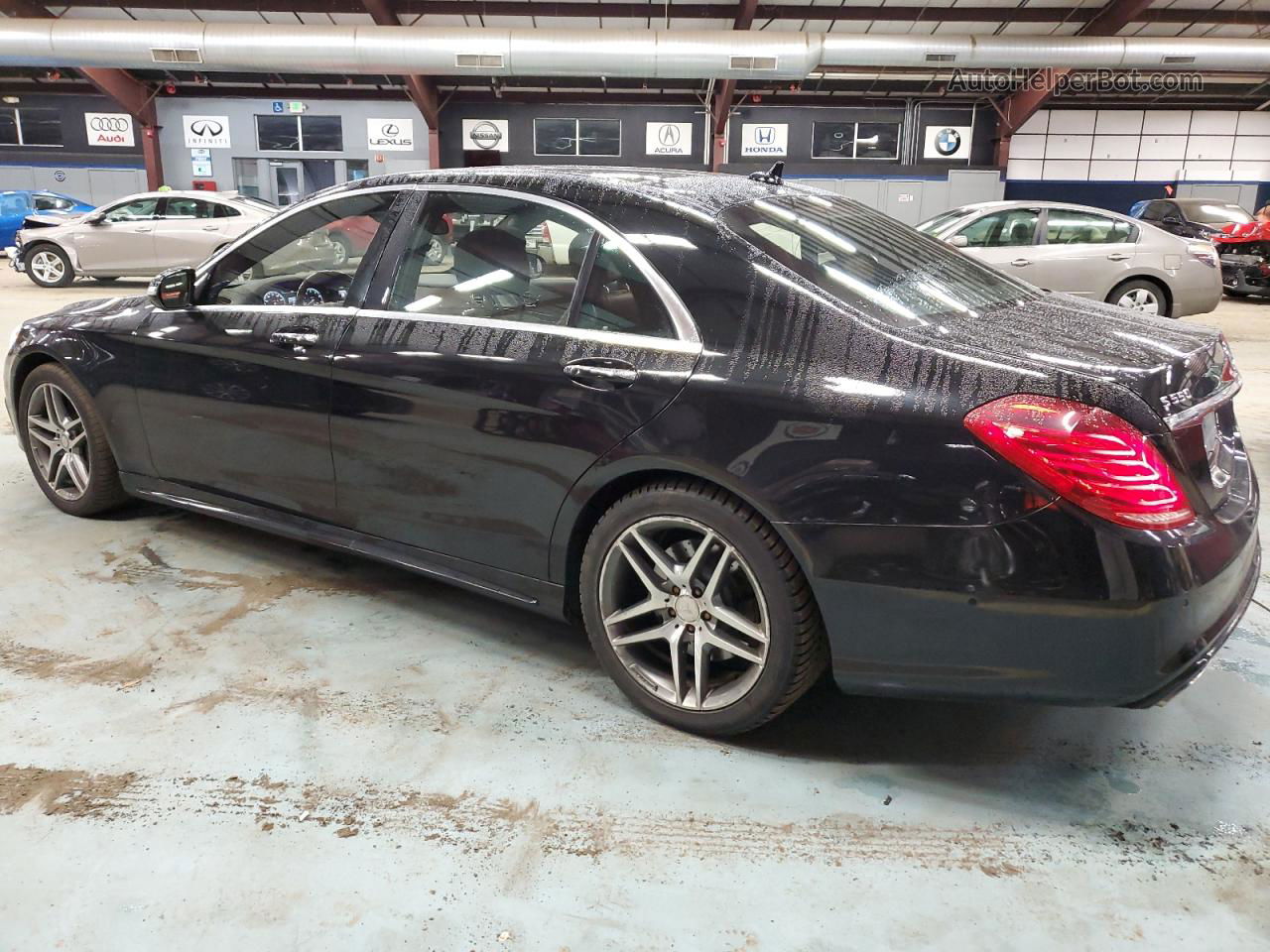 2015 Mercedes-benz S 550 4matic Черный vin: WDDUG8FB4FA097572