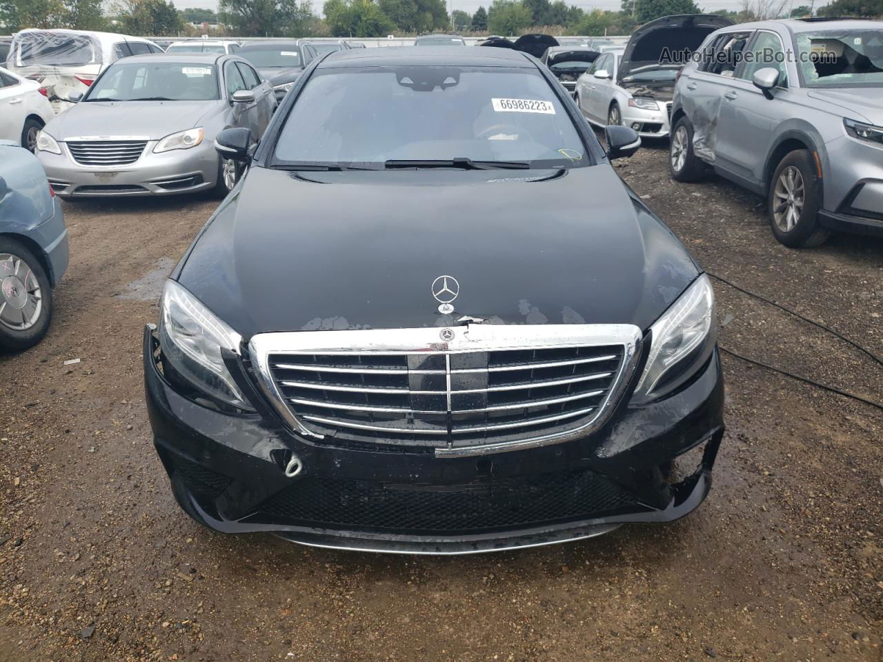 2015 Mercedes-benz S 550 4matic Black vin: WDDUG8FB4FA106755