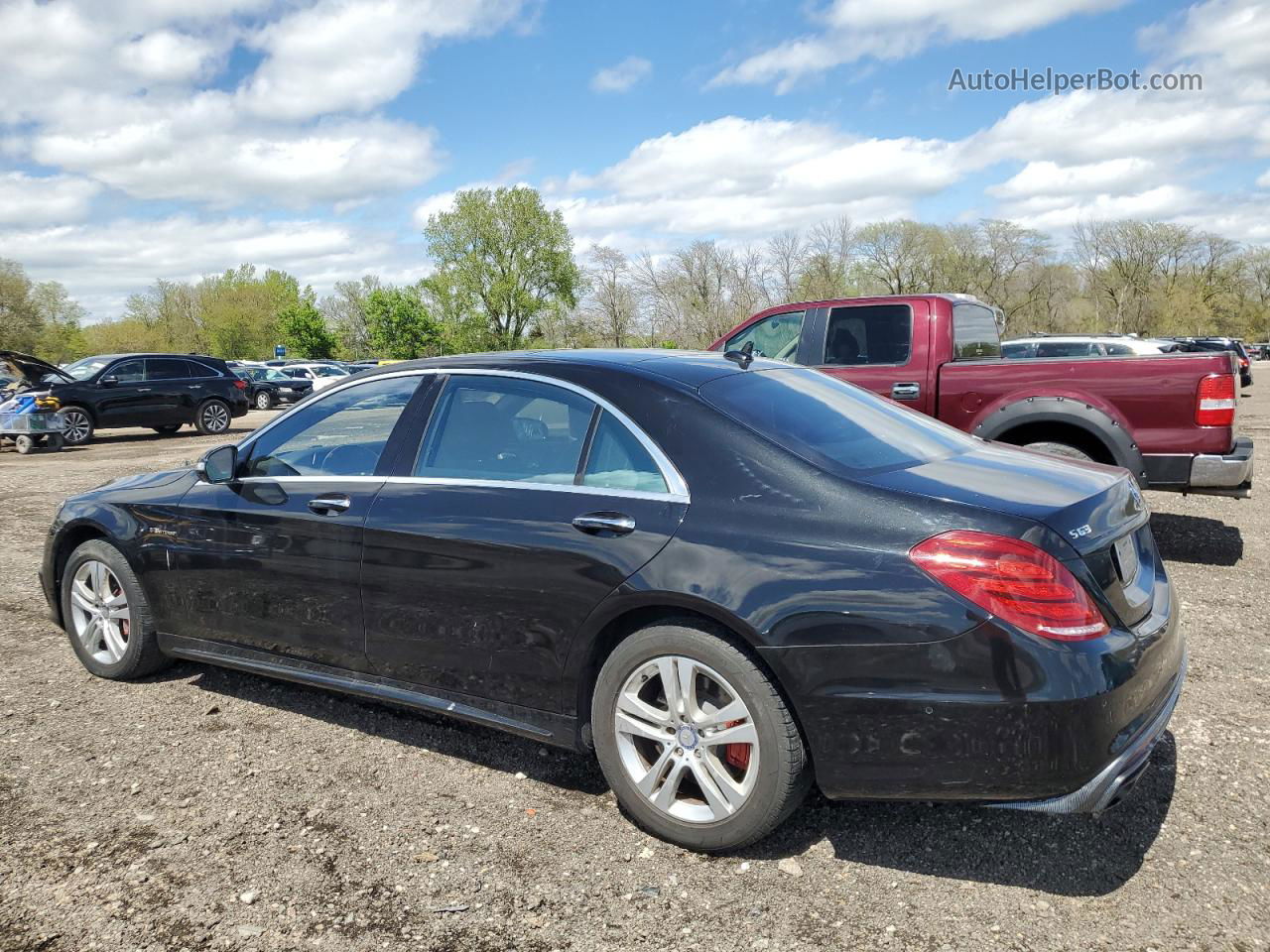 2015 Mercedes-benz S 550 4matic Black vin: WDDUG8FB4FA106755