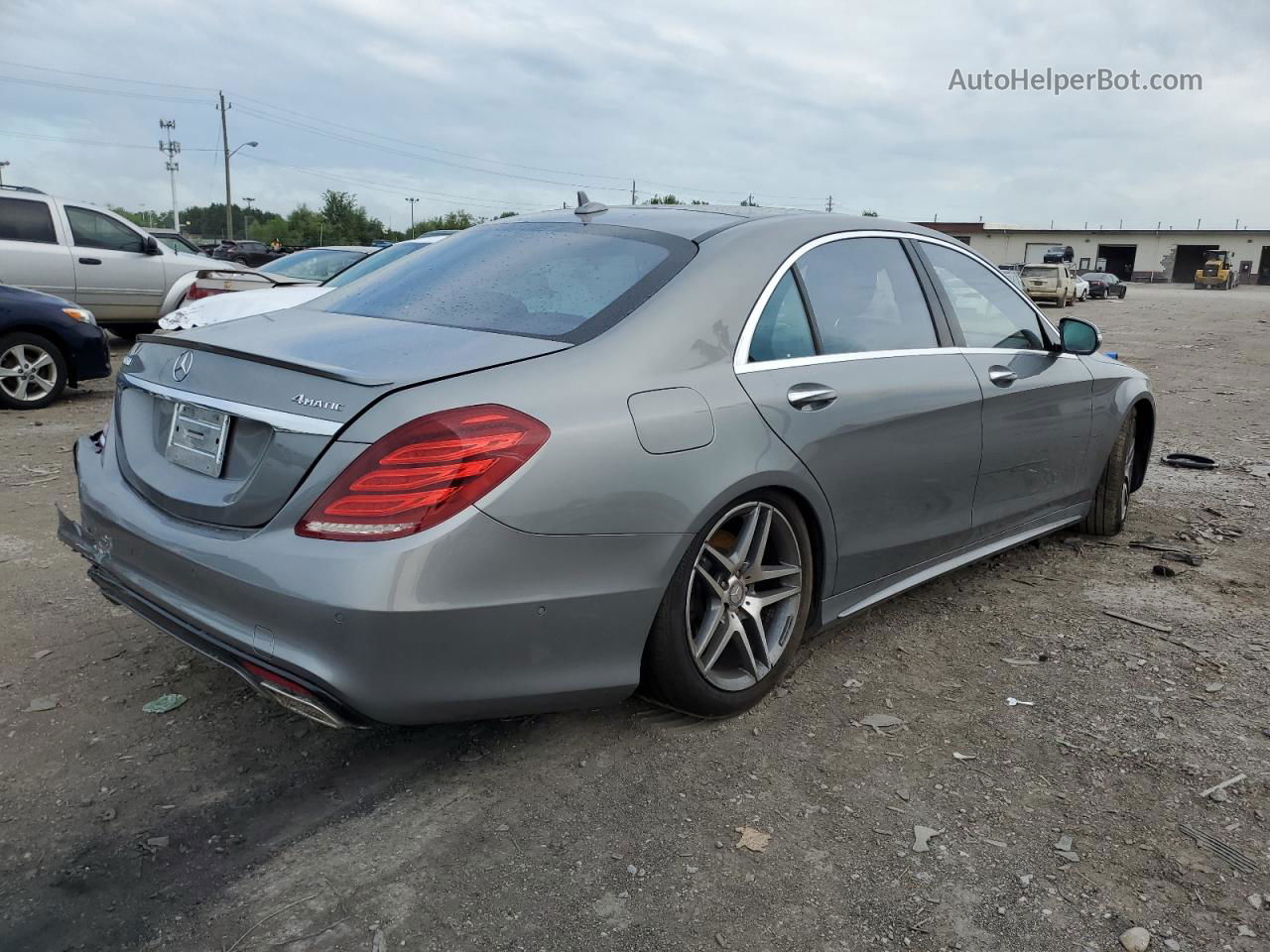 2015 Mercedes-benz S 550 4matic Gray vin: WDDUG8FB4FA114306