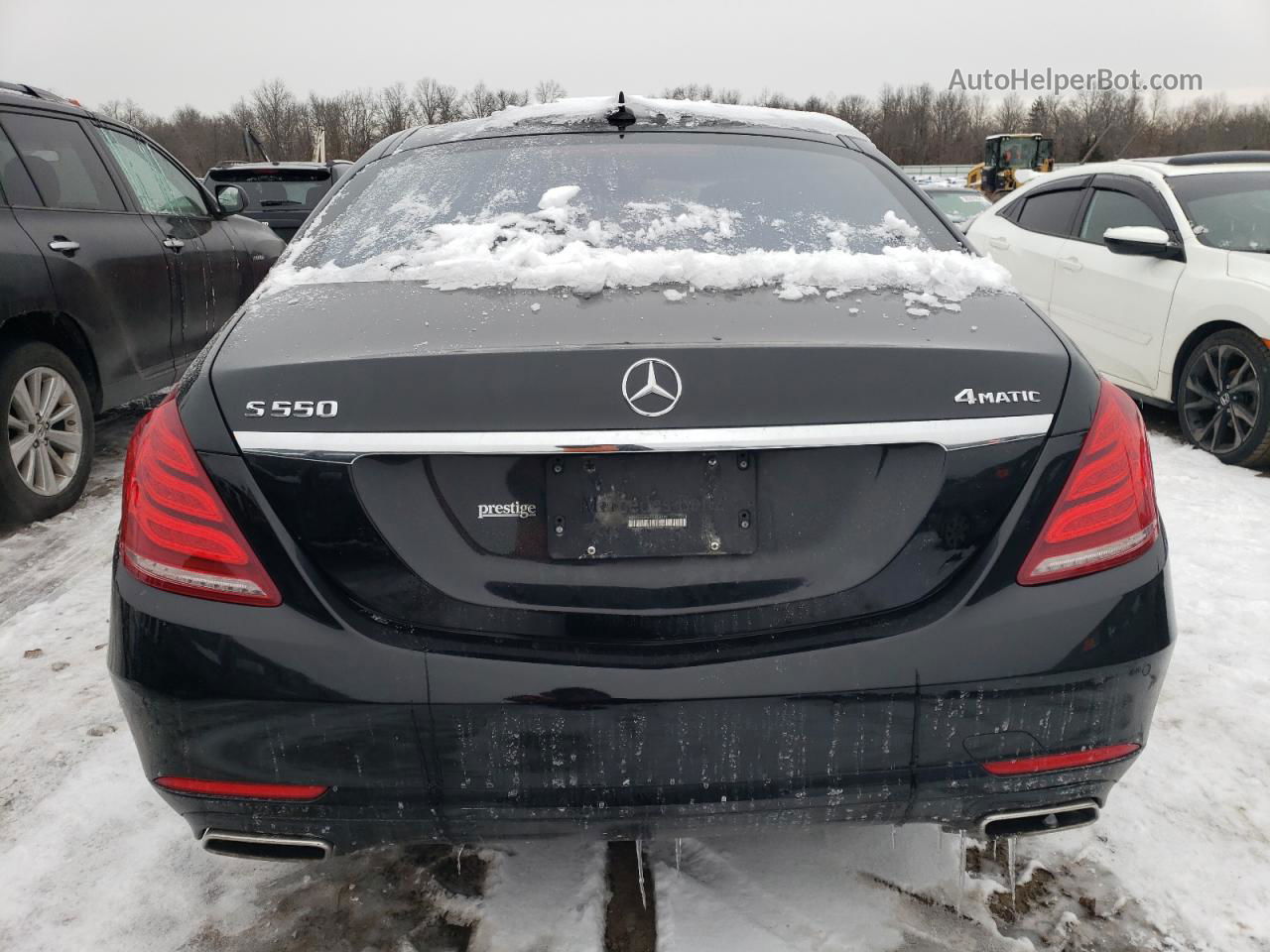 2015 Mercedes-benz S 550 4matic Черный vin: WDDUG8FB4FA184999