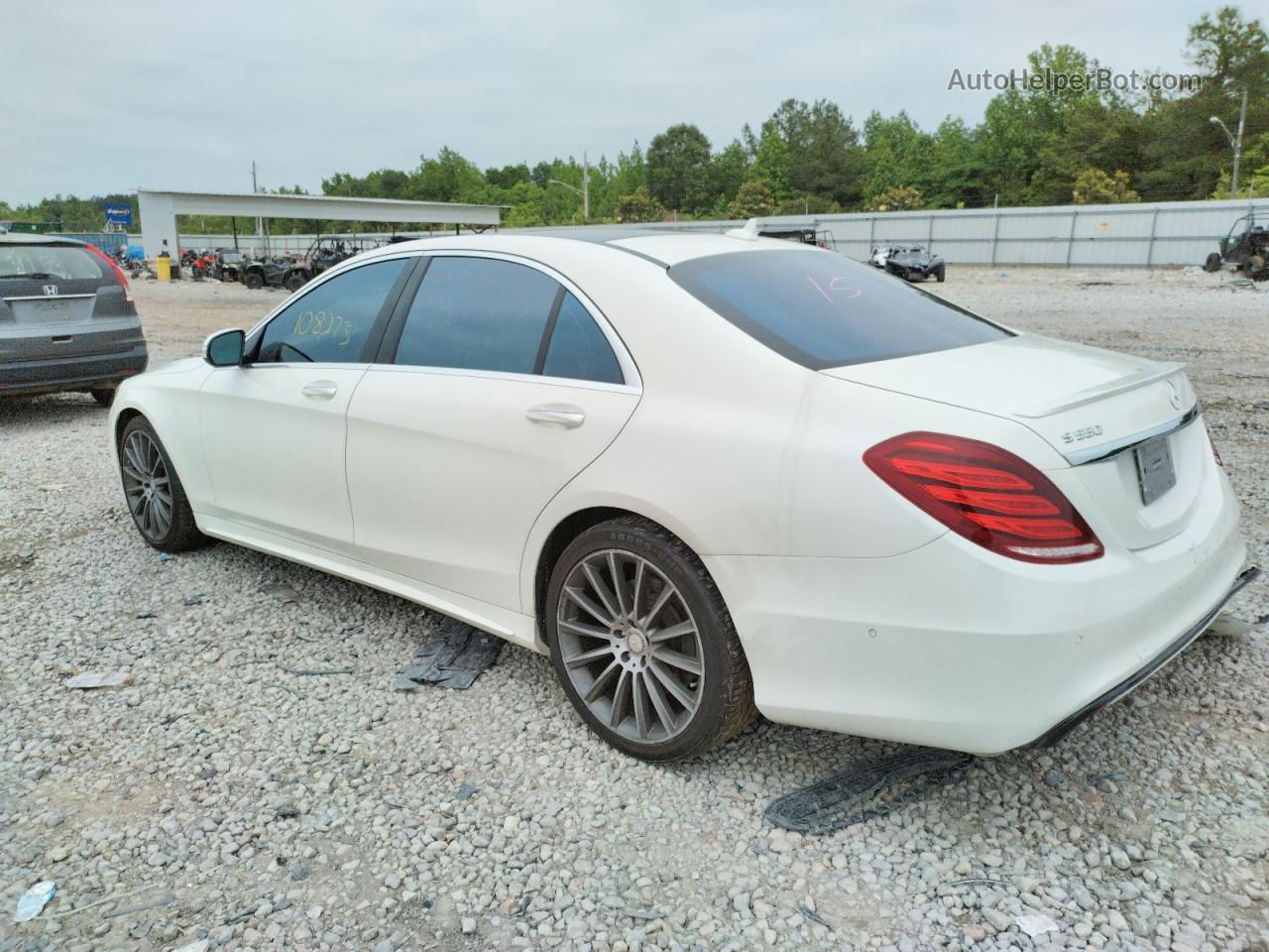 2014 Mercedes-benz S 550 4matic White vin: WDDUG8FB5EA057791