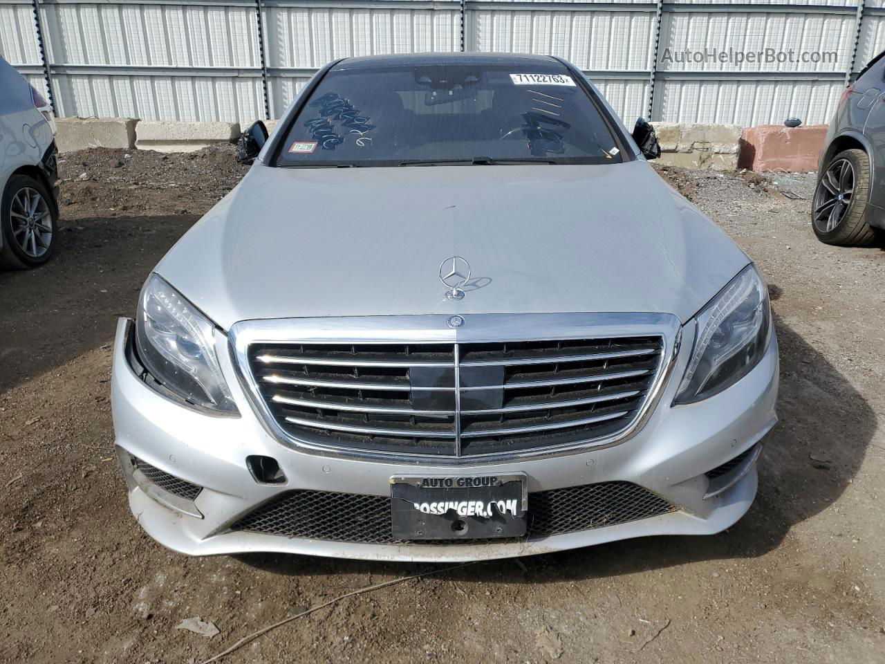 2014 Mercedes-benz S 550 4matic Silver vin: WDDUG8FB5EA058584