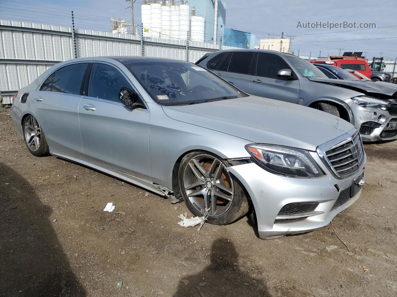 2014 Mercedes-benz S 550 4matic Silver vin: WDDUG8FB5EA058584