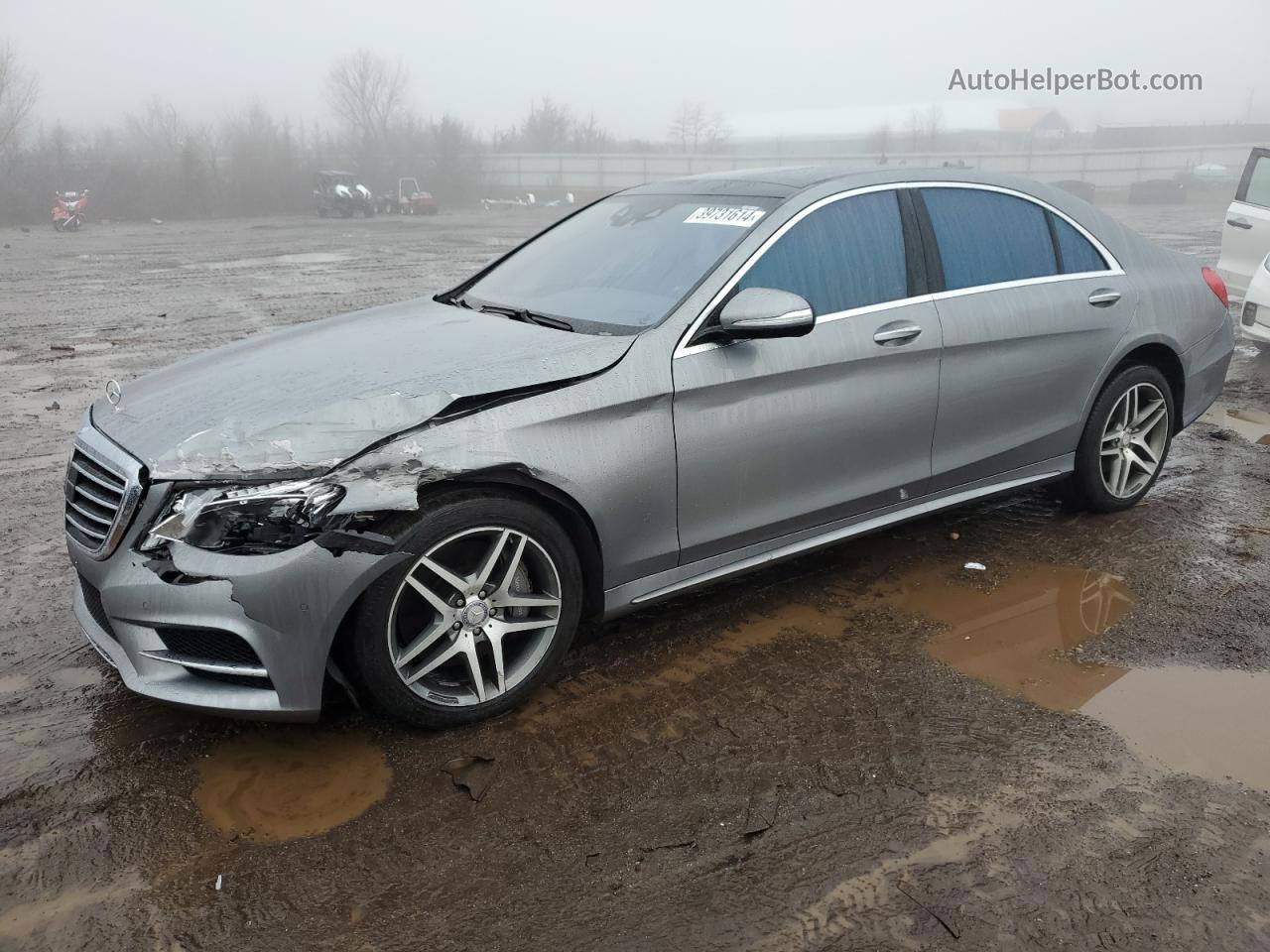 2015 Mercedes-benz S 550 4matic Silver vin: WDDUG8FB5FA079369