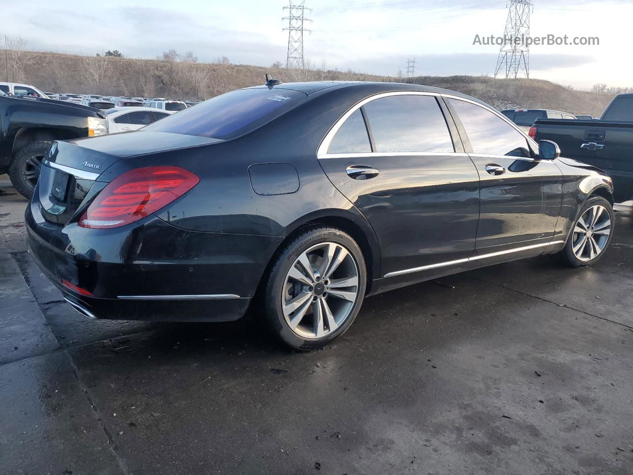 2015 Mercedes-benz S 550 4matic Black vin: WDDUG8FB5FA165619