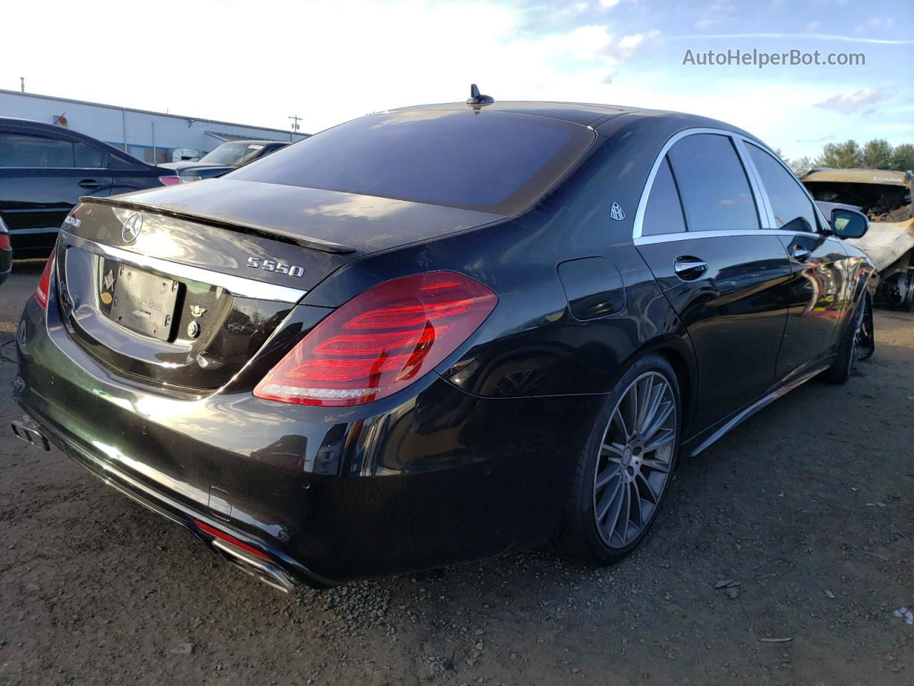 2015 Mercedes-benz S 550 4matic Black vin: WDDUG8FB5FA174014