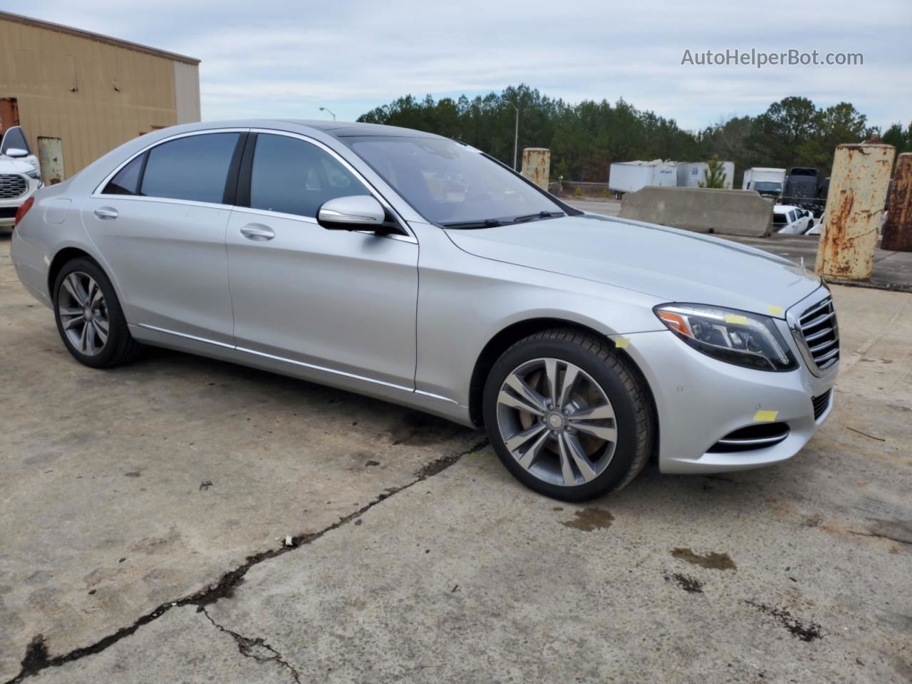 2015 Mercedes-benz S 550 4matic Silver vin: WDDUG8FB5FA188138