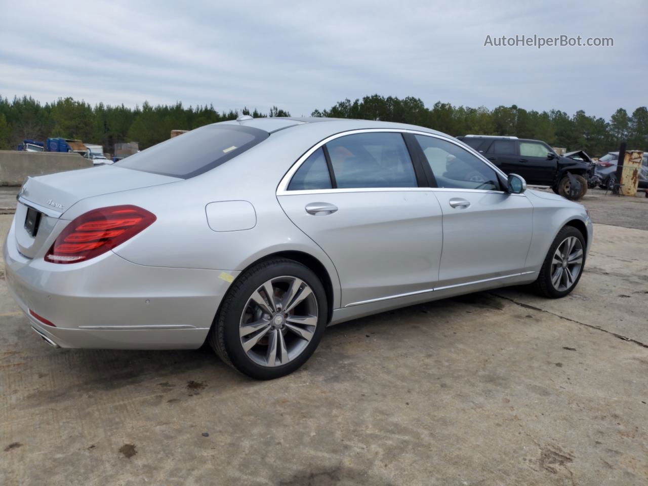 2015 Mercedes-benz S 550 4matic Silver vin: WDDUG8FB5FA188138