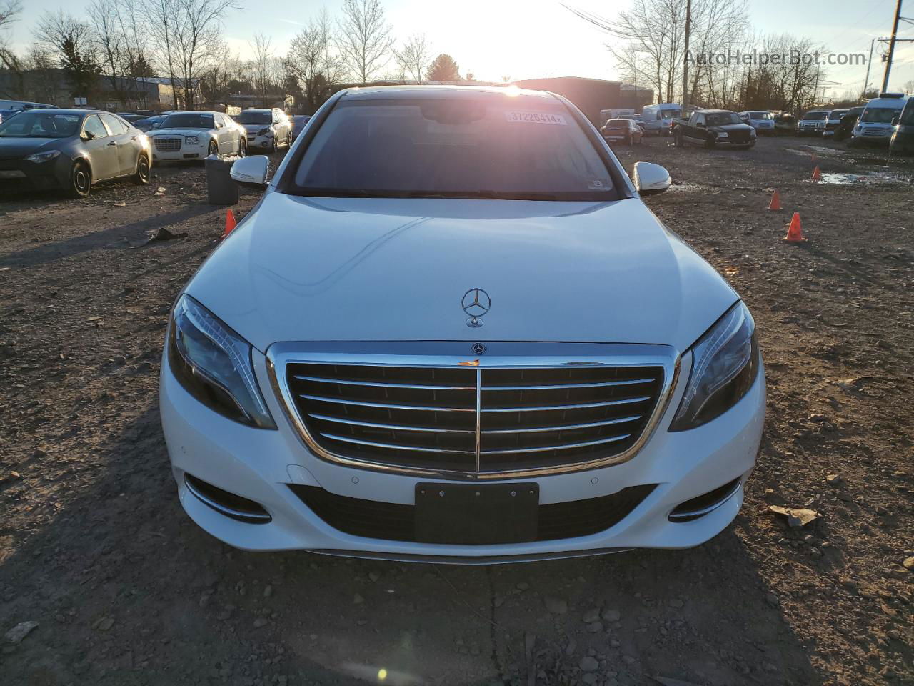 2015 Mercedes-benz S 550 4matic White vin: WDDUG8FB5FA190195