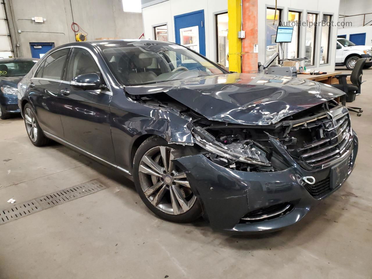 2015 Mercedes-benz S 550 4matic Blue vin: WDDUG8FB6FA116168