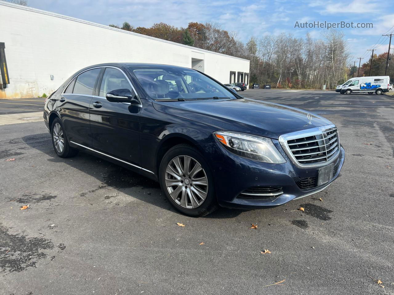 2015 Mercedes-benz S 550 4matic Blue vin: WDDUG8FB6FA148294