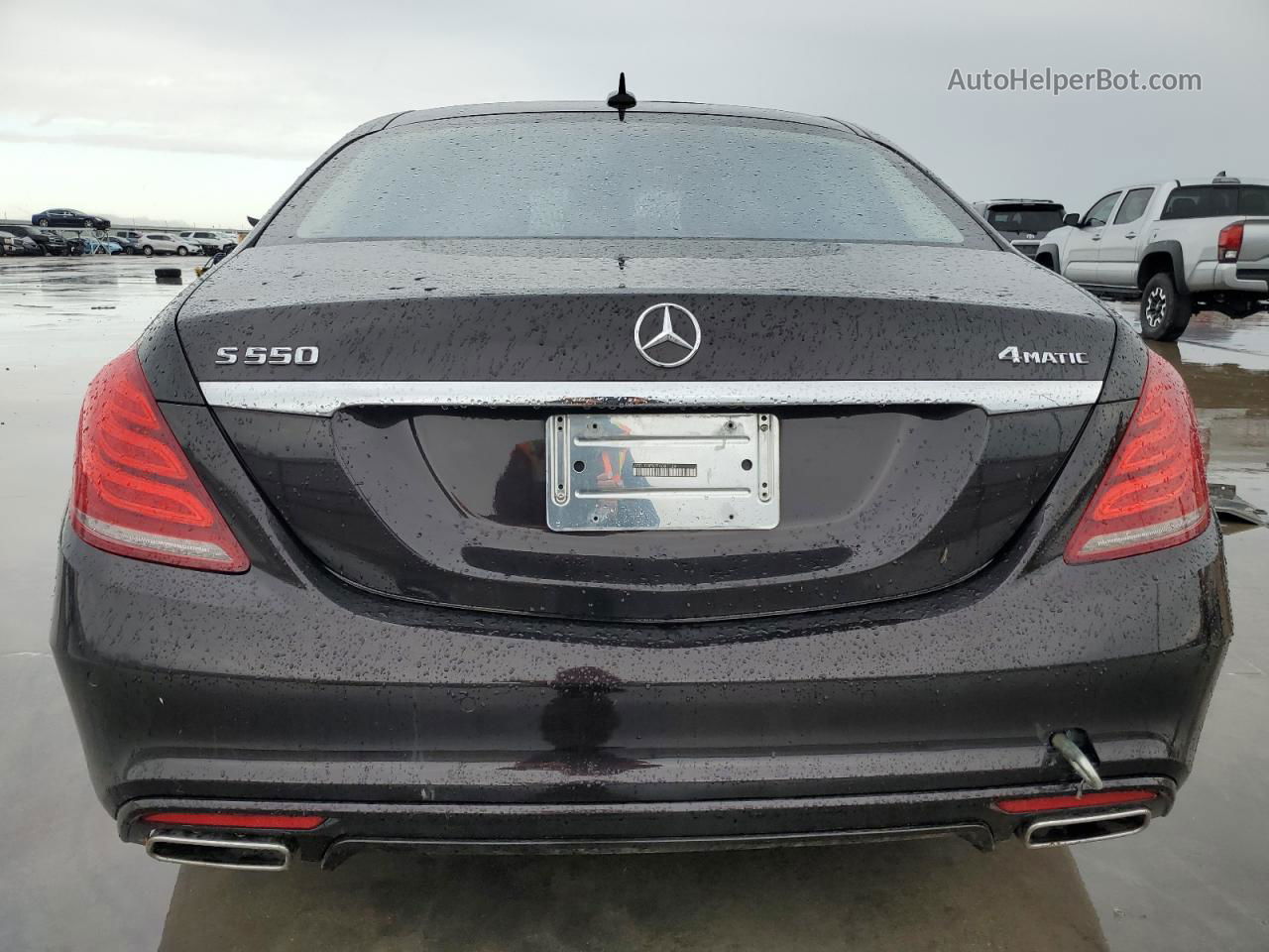 2015 Mercedes-benz S 550 4matic Черный vin: WDDUG8FB7FA087134