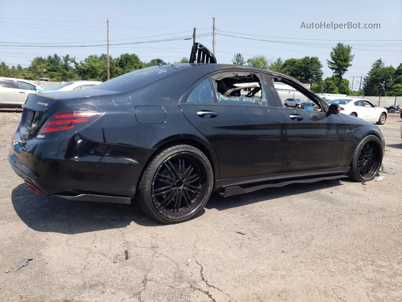 2015 Mercedes-benz S 550 4matic Черный vin: WDDUG8FB7FA156632