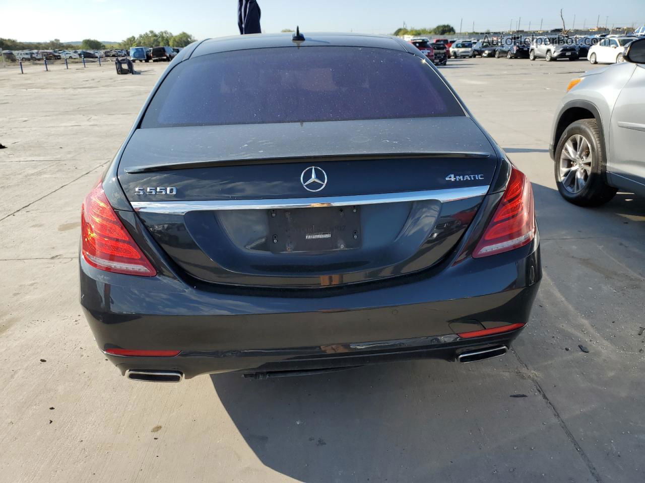 2015 Mercedes-benz S 550 4matic Black vin: WDDUG8FB7FA175567