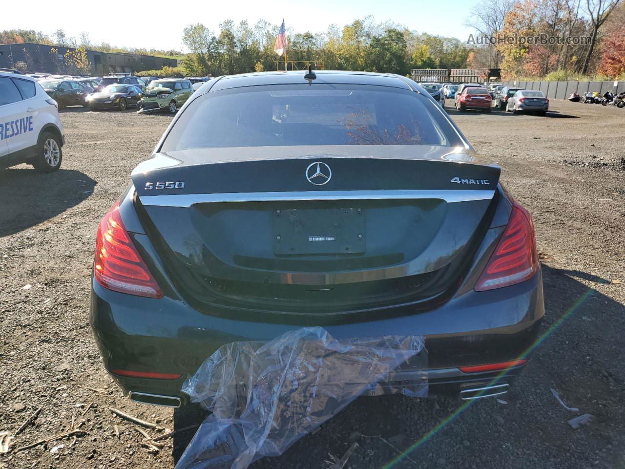 2015 Mercedes-benz S 550 4matic Charcoal vin: WDDUG8FB7FA188786