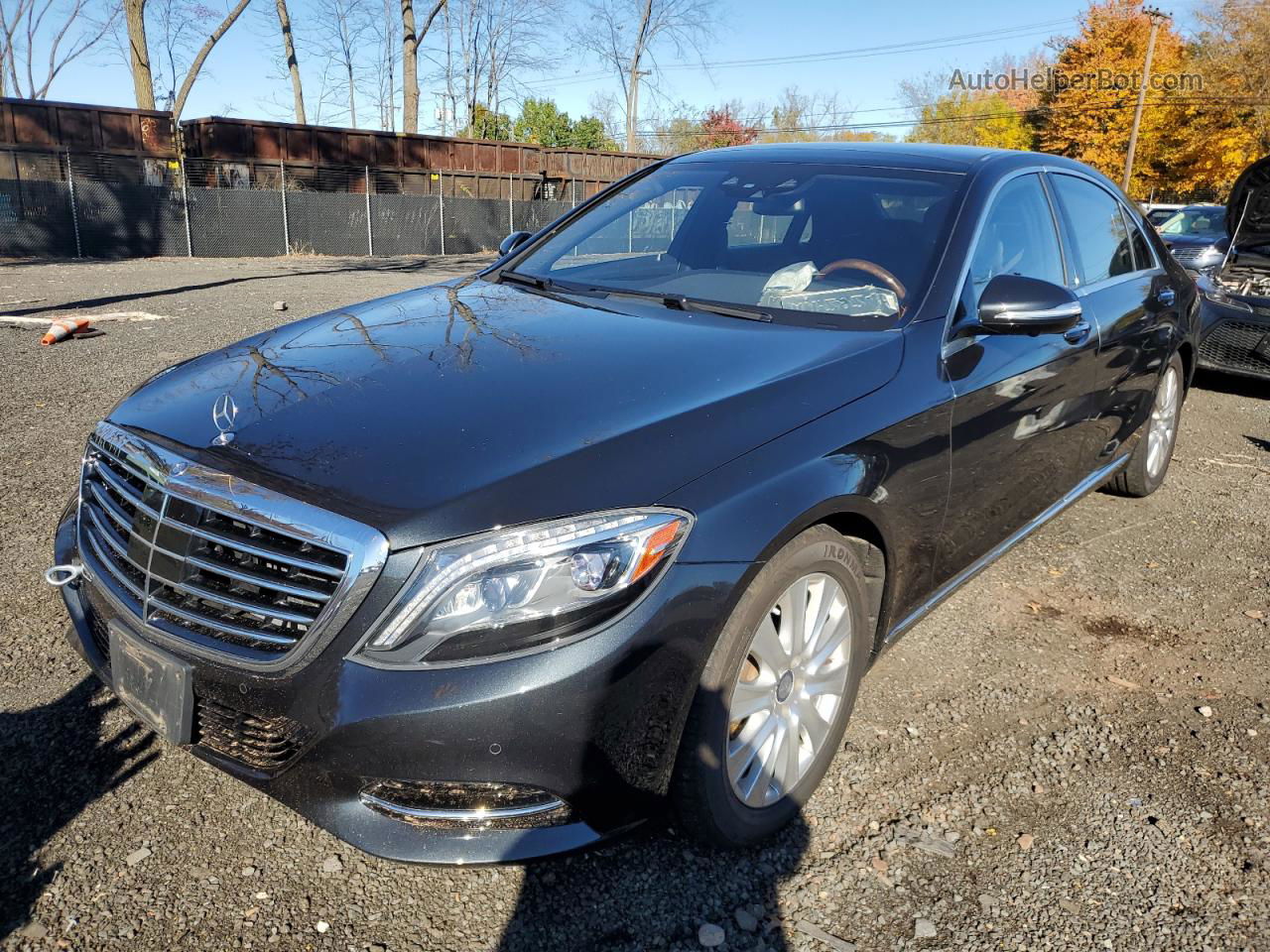 2015 Mercedes-benz S 550 4matic Charcoal vin: WDDUG8FB7FA188786