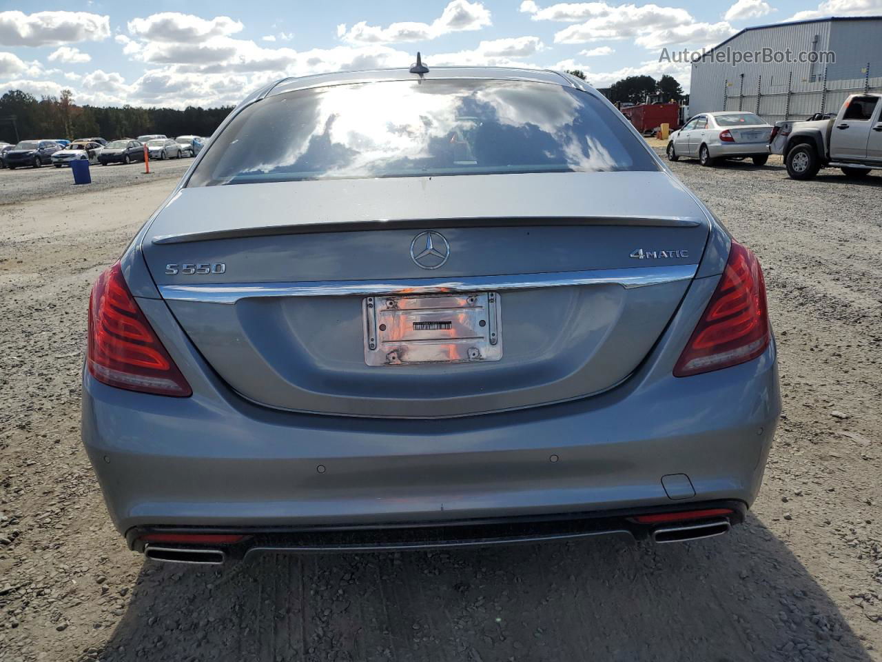 2015 Mercedes-benz S 550 4matic Gray vin: WDDUG8FB8FA105267