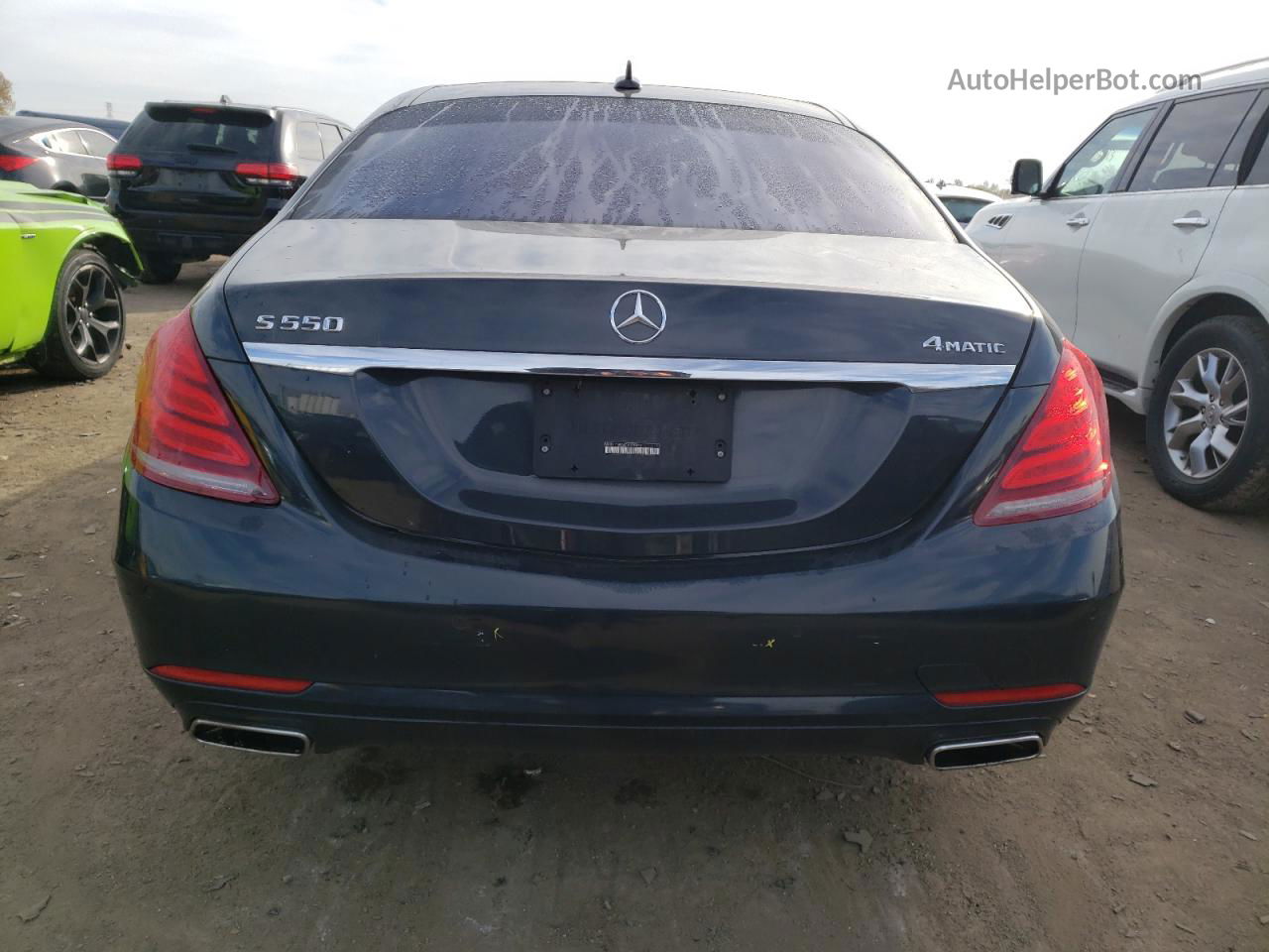 2015 Mercedes-benz S 550 4matic Black vin: WDDUG8FB8FA153416