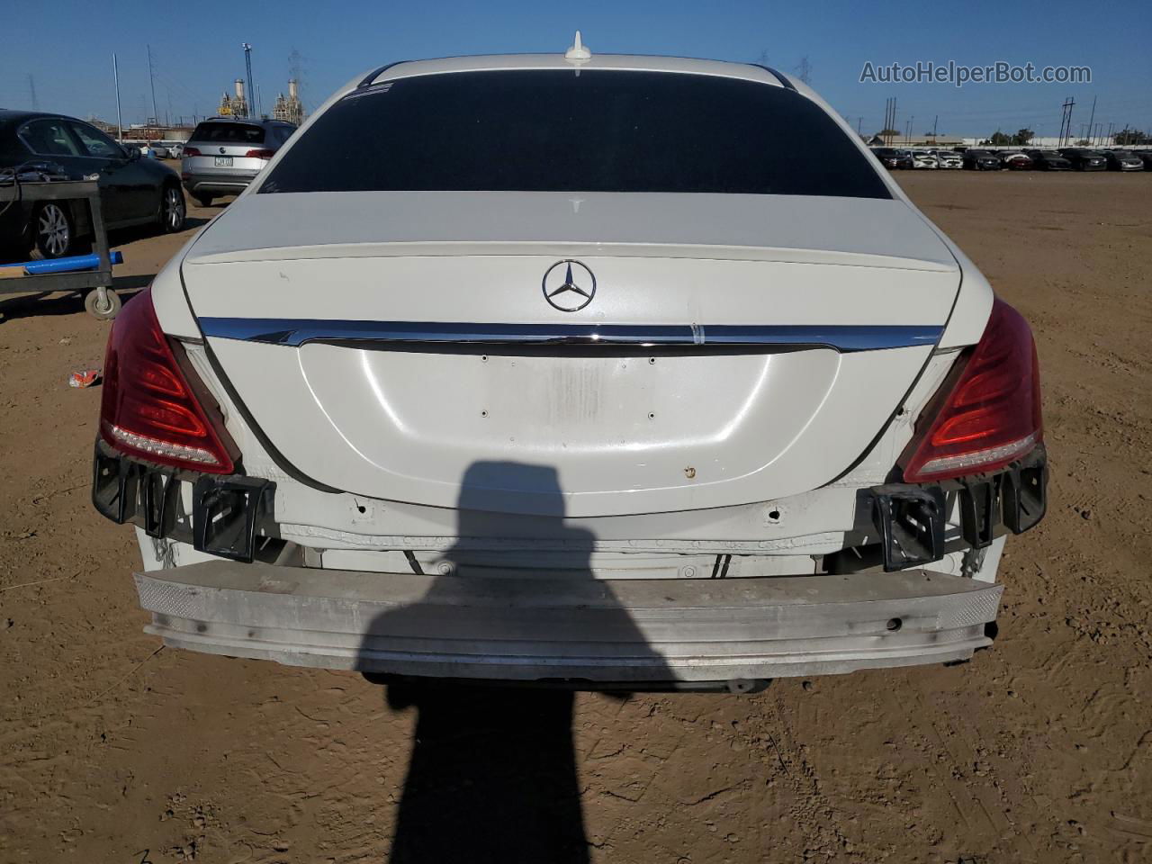 2015 Mercedes-benz S 550 4matic White vin: WDDUG8FB8FA154629